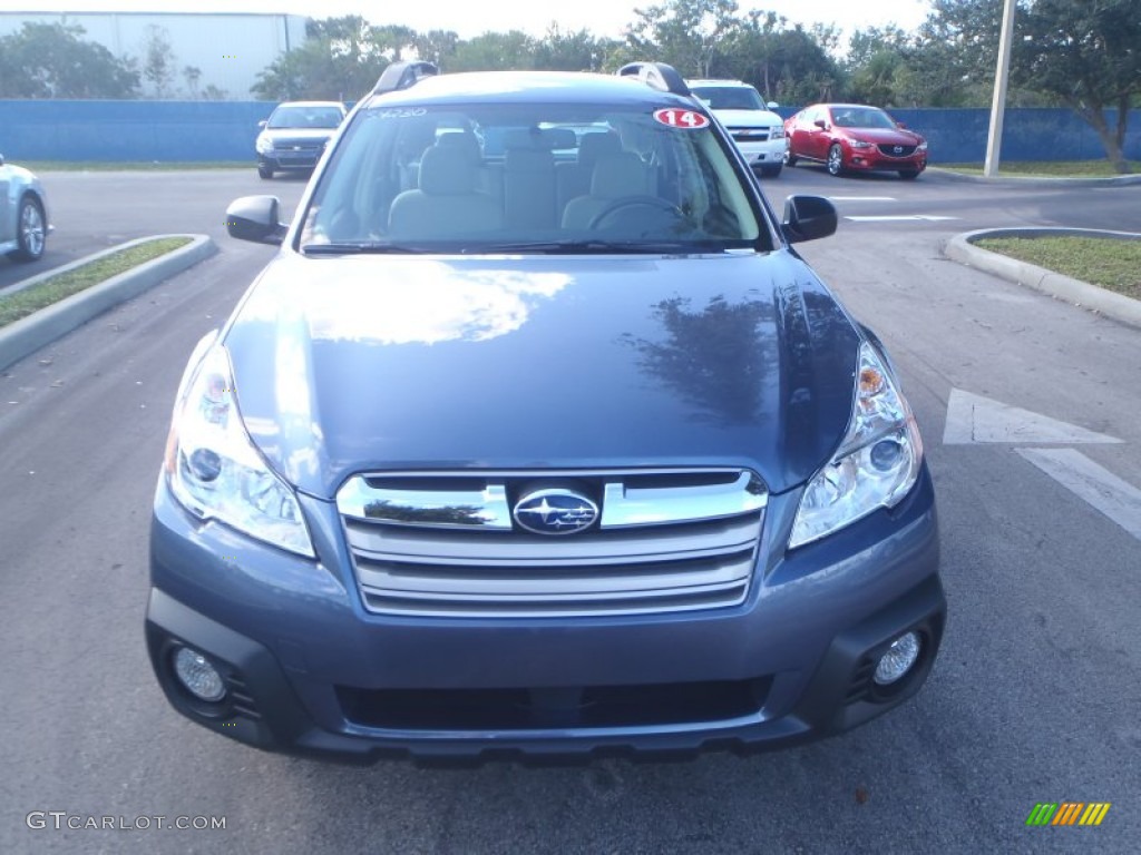 2014 Outback 2.5i - Twilight Blue Metallic / Ivory photo #2