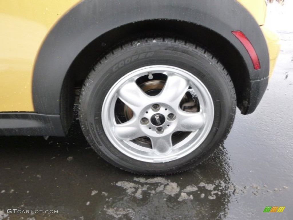 2008 Cooper Hardtop - Mellow Yellow / Grey/Black photo #9