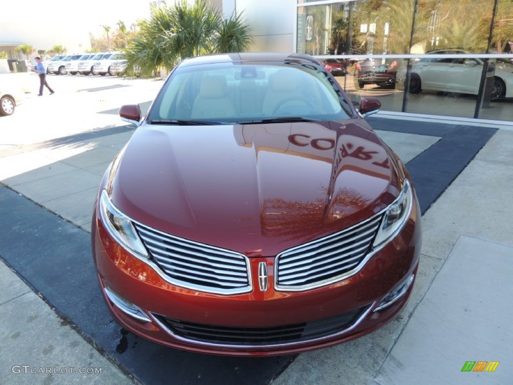 2014 MKZ Hybrid - Sunset / Light Dune photo #2