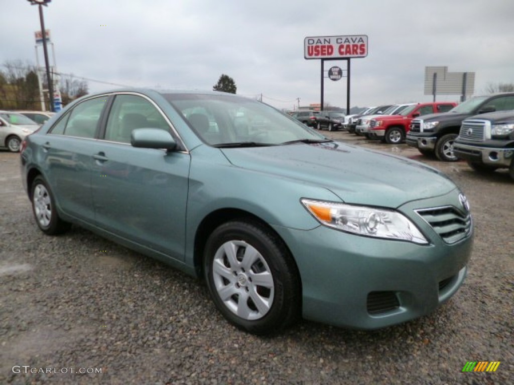 2011 Camry LE - Aloe Green Metallic / Bisque photo #1