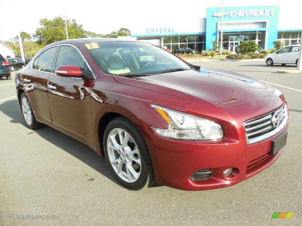 2013 Maxima 3.5 SV Sport - Tuscan Sun / Cafe Latte photo #10