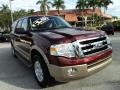 2013 Autumn Red Ford Expedition EL XLT  photo #2