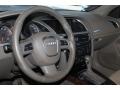 2011 Audi A5 Cardamom Beige Interior Steering Wheel Photo