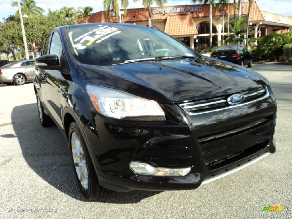 2013 Escape SEL 1.6L EcoBoost - Tuxedo Black Metallic / Charcoal Black photo #2