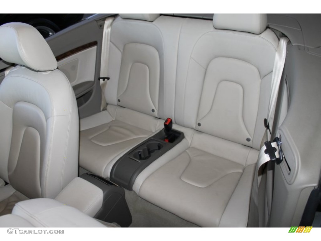 2011 Audi A5 2.0T Convertible Rear Seat Photos