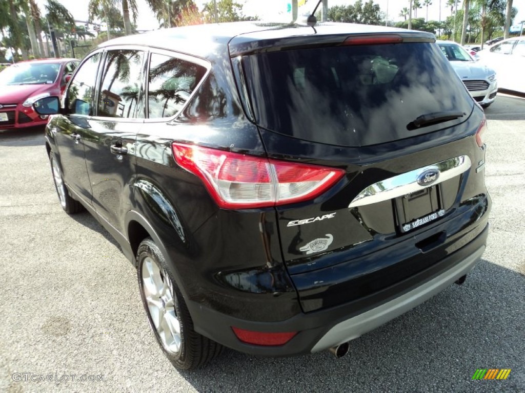 2013 Escape SEL 1.6L EcoBoost - Tuxedo Black Metallic / Charcoal Black photo #9