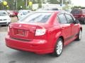 2008 Vivid Red Suzuki SX4 Sport Touring Sedan  photo #3