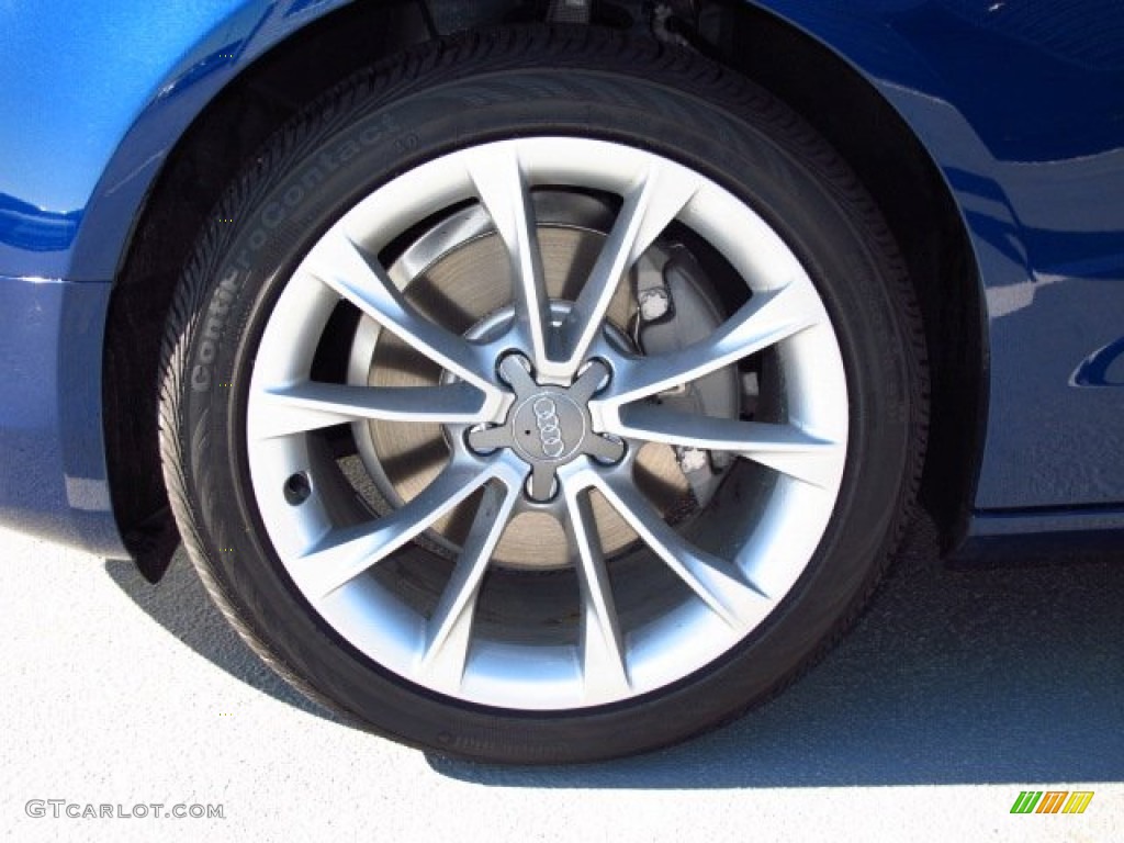 2014 A5 2.0T quattro Cabriolet - Scuba Blue Metallic / Black photo #7