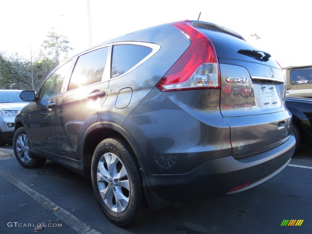 2012 CR-V EX - Polished Metal Metallic / Gray photo #2