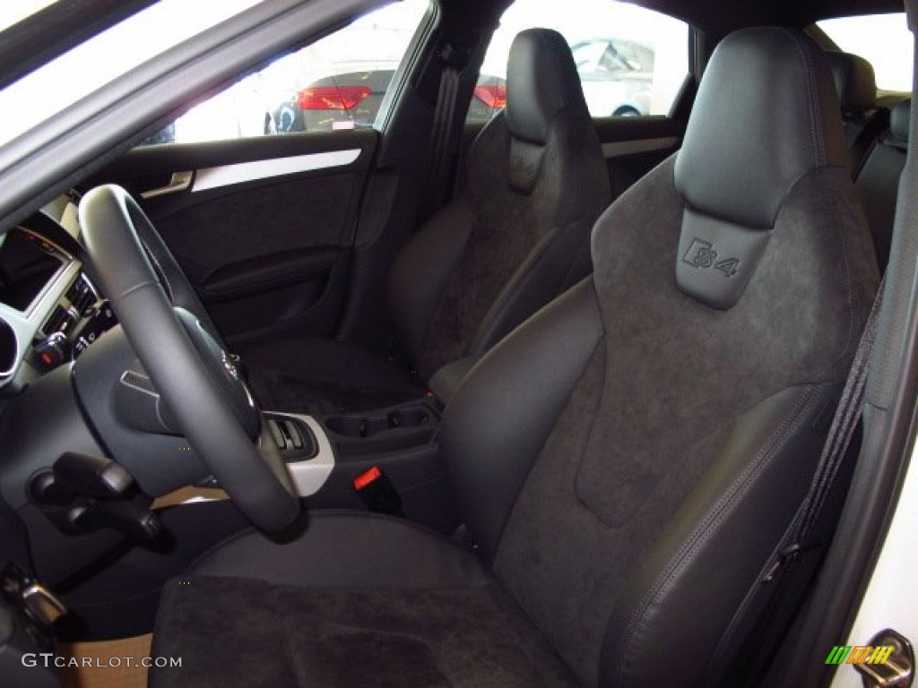 Black Interior 2014 Audi S4 Premium plus 3.0 TFSI quattro Photo #88930191