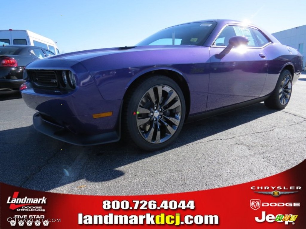 2014 Challenger SRT8 Core - Plum Crazy Pearl Coat / Dark Slate Gray photo #1