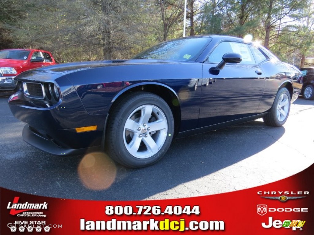 2014 Challenger SXT - Jazz Blue Pearl Coat / Dark Slate Gray photo #1