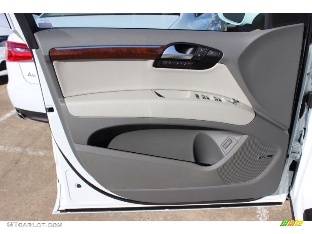 2014 Q7 3.0 TDI quattro - Carrara White / Limestone Gray photo #9