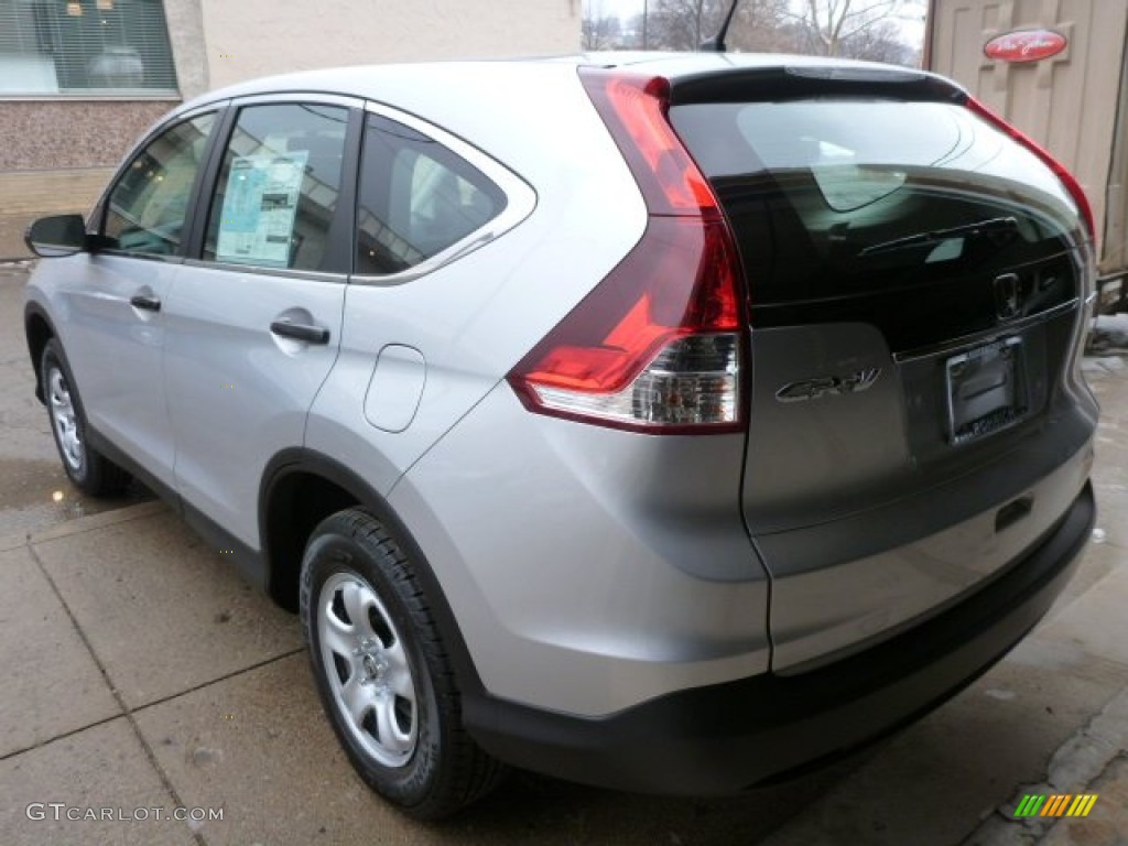 2014 CR-V LX AWD - Alabaster Silver Metallic / Gray photo #3