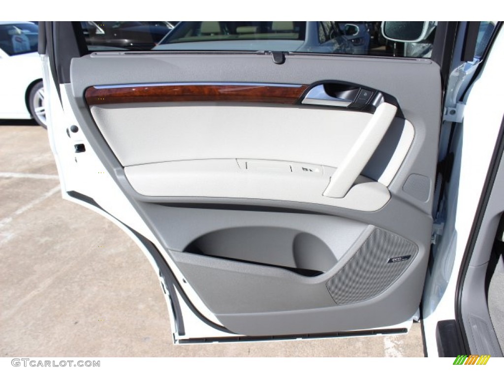 2014 Q7 3.0 TDI quattro - Carrara White / Limestone Gray photo #28