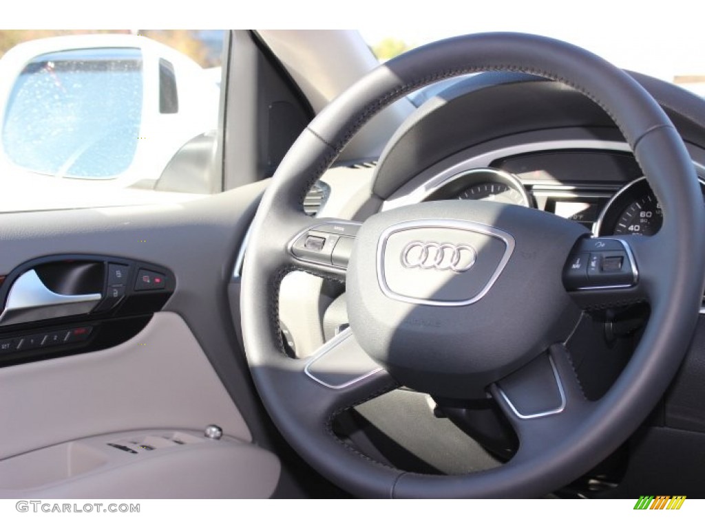 2014 Q7 3.0 TDI quattro - Carrara White / Limestone Gray photo #33