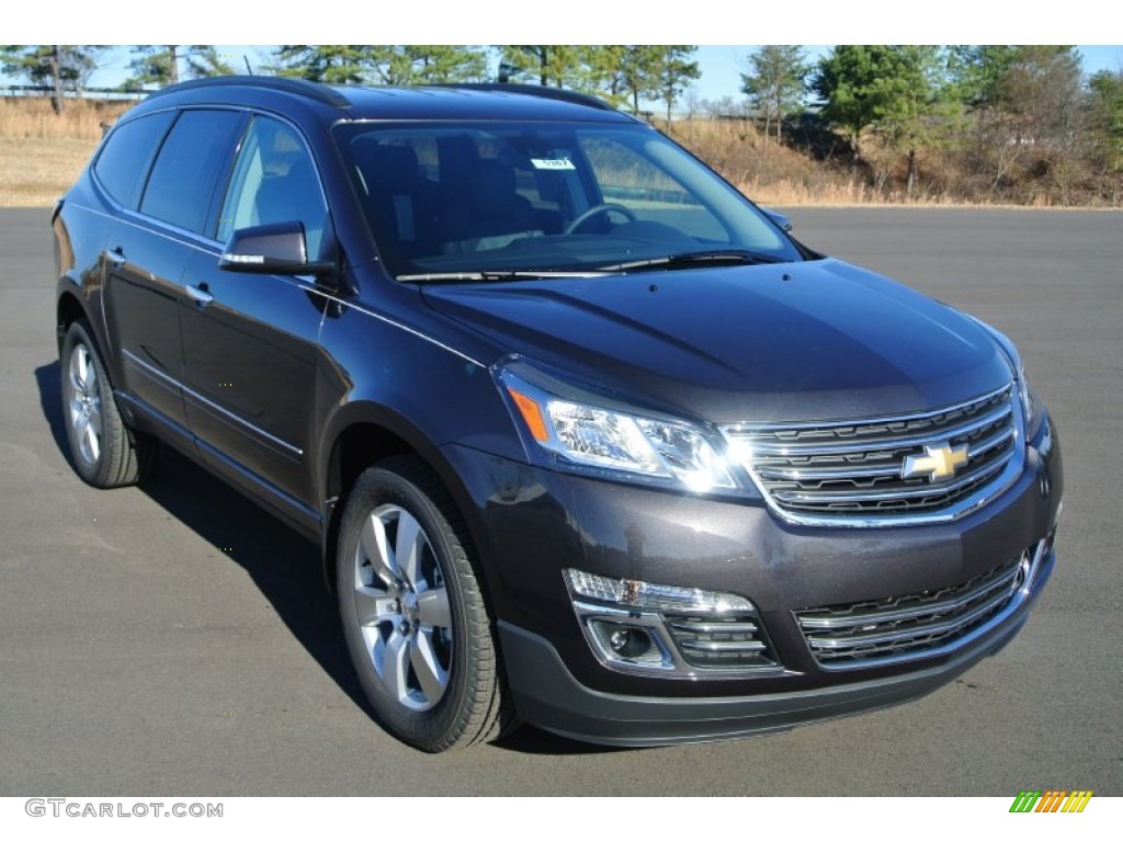 2014 Traverse LTZ - Tungsten Metallic / Ebony photo #1