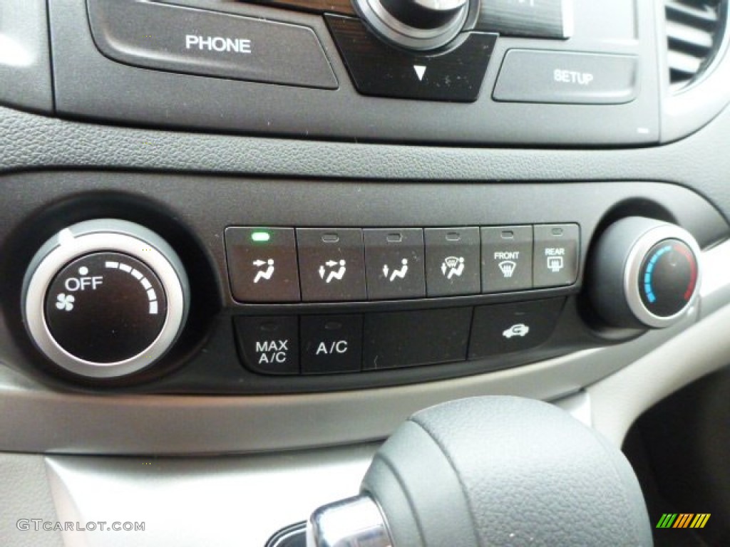 2014 CR-V LX AWD - Basque Red Pearl II / Gray photo #17