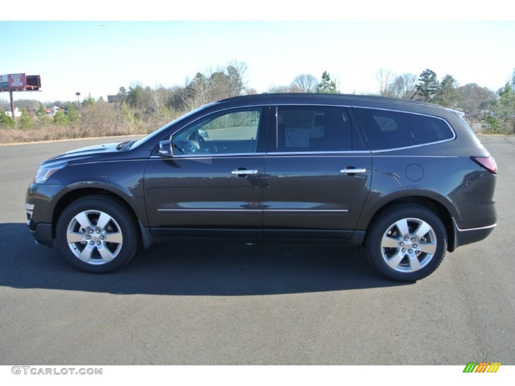 2014 Traverse LTZ - Tungsten Metallic / Ebony photo #3