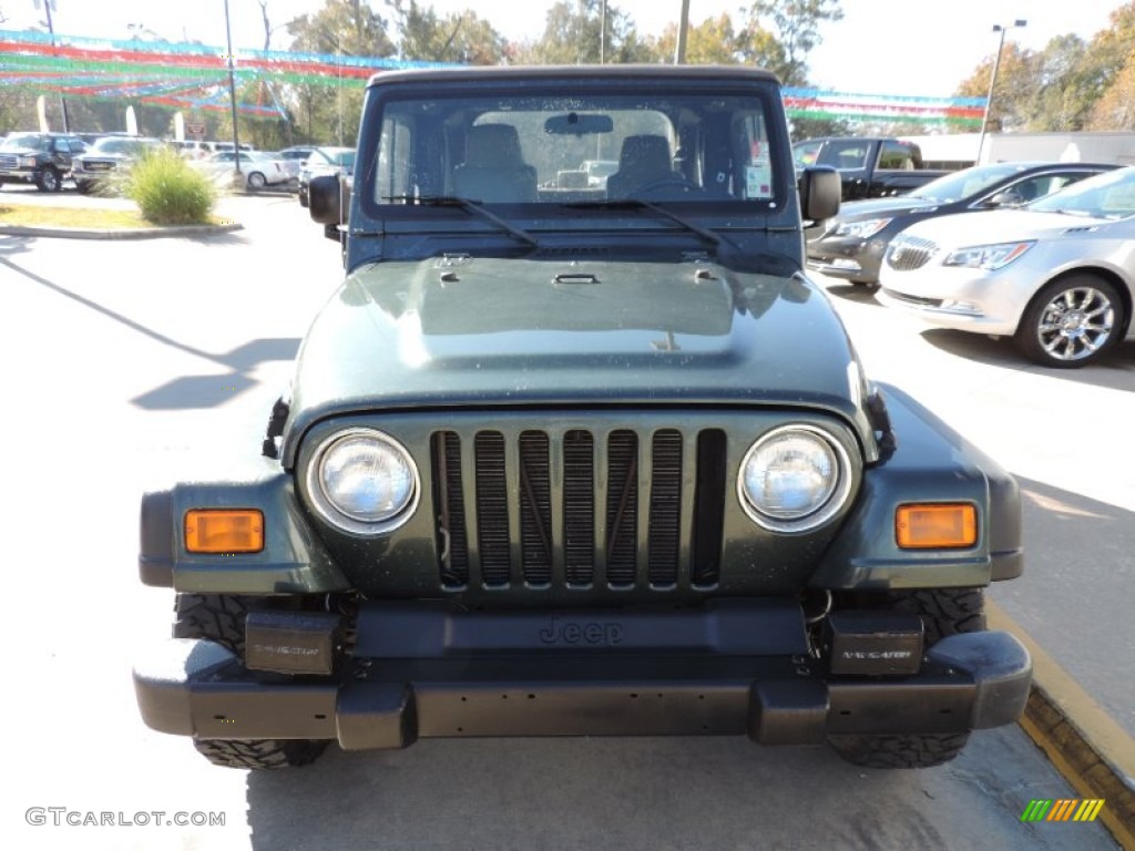 2004 Wrangler SE 4x4 - Electric Lime Green Pearl / Khaki photo #2
