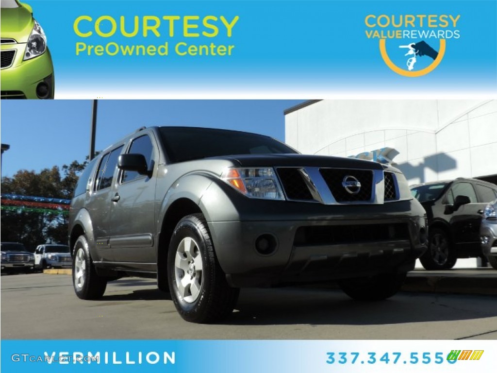 2006 Pathfinder LE - Storm Grey Metallic / Desert photo #1