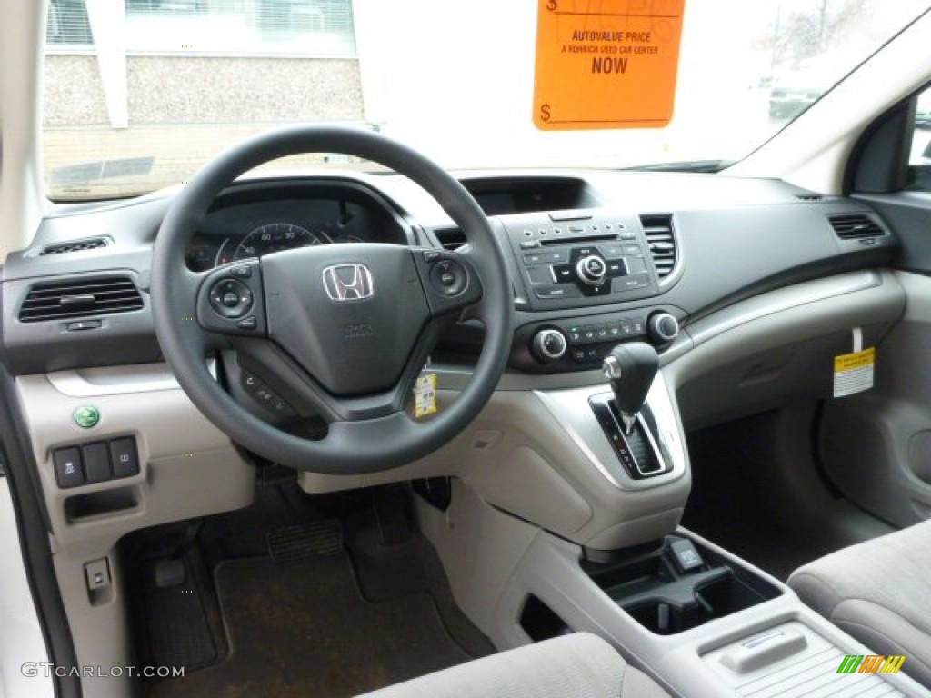 2014 CR-V LX AWD - White Diamond Pearl / Gray photo #12