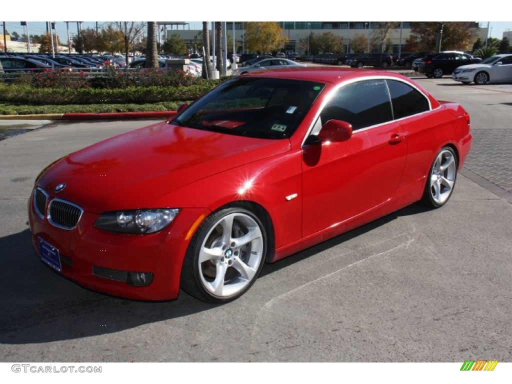 2010 3 Series 335i Convertible - Crimson Red / Saddle Brown Dakota Leather photo #2