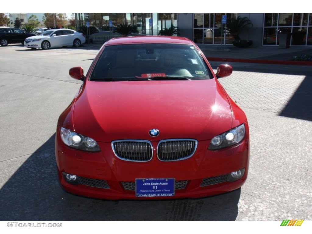 2010 3 Series 335i Convertible - Crimson Red / Saddle Brown Dakota Leather photo #3