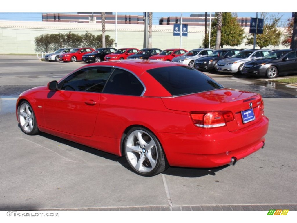 2010 3 Series 335i Convertible - Crimson Red / Saddle Brown Dakota Leather photo #7