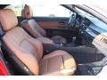 2010 BMW 3 Series Saddle Brown Dakota Leather Interior Front Seat Photo