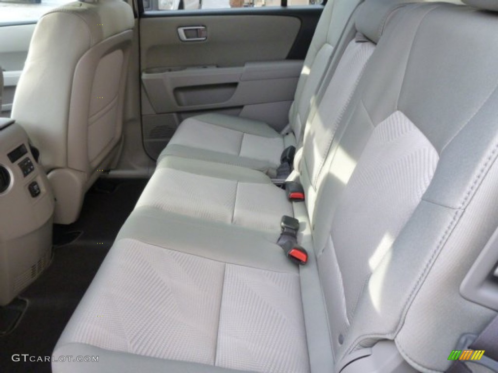 2014 Pilot LX 4WD - Modern Steel Metallic / Gray photo #10