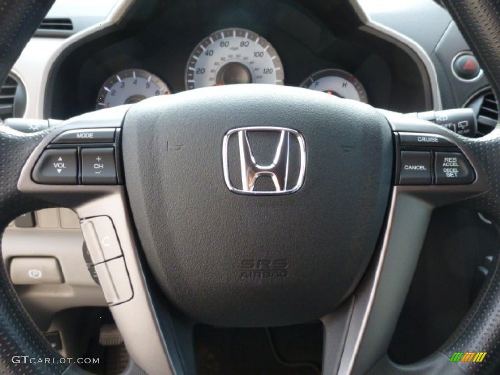 2014 Pilot LX 4WD - Modern Steel Metallic / Gray photo #15