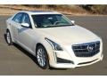 White Diamond Tricoat 2014 Cadillac CTS Luxury Sedan Exterior