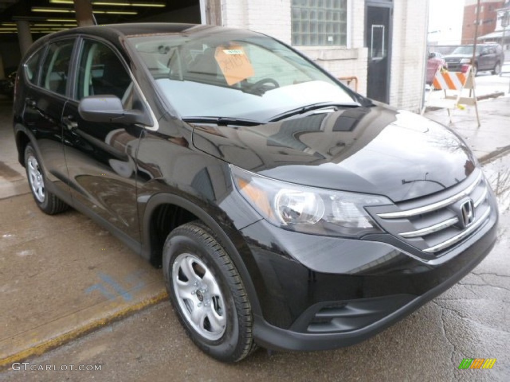 2014 CR-V LX AWD - Crystal Black Pearl / Black photo #7