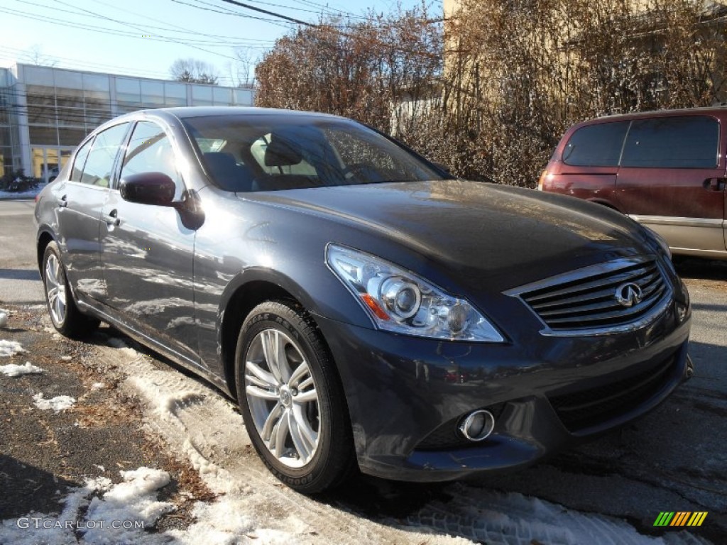 2012 G 37 x AWD Sedan - Blue Slate / Graphite photo #1