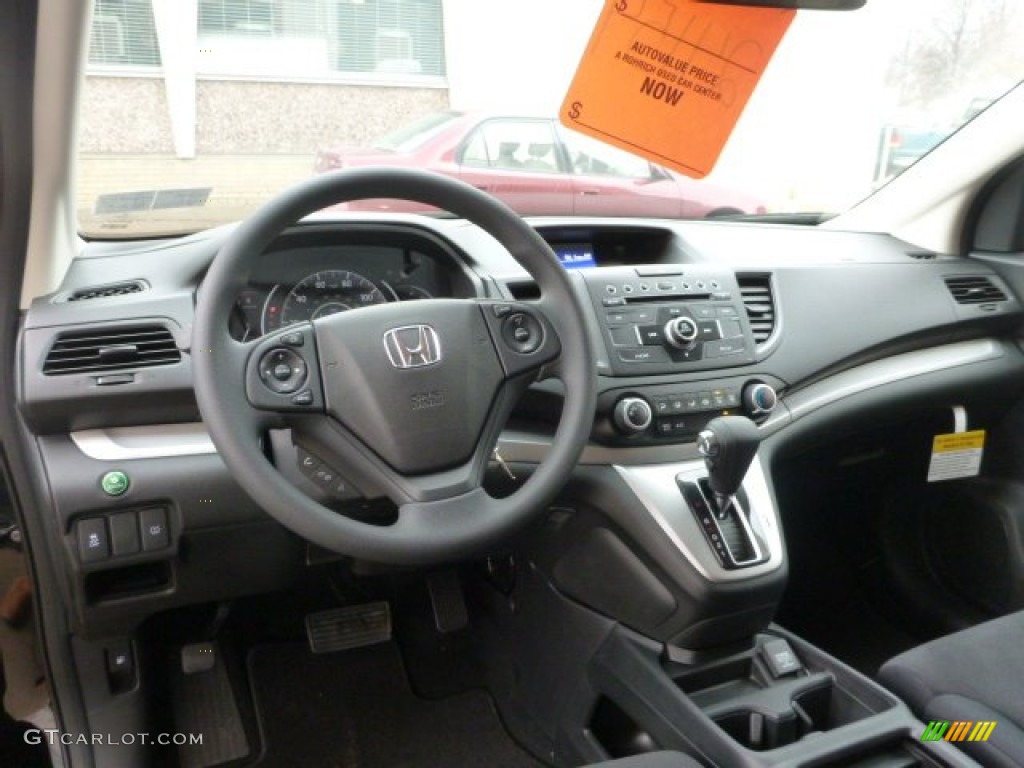 2014 CR-V LX AWD - Crystal Black Pearl / Black photo #12