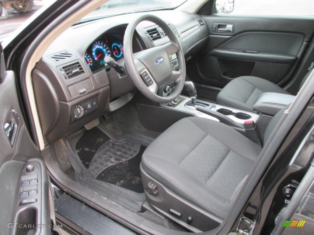 Charcoal Black Interior 2011 Ford Fusion SE Photo #88937180