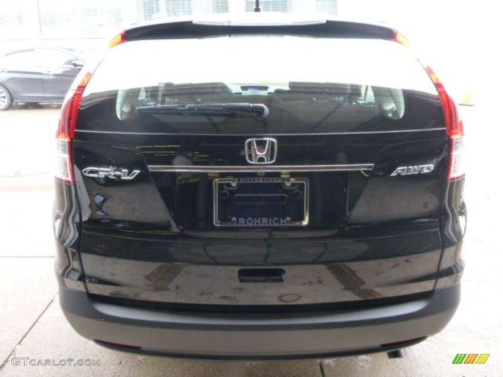 2014 CR-V LX AWD - Crystal Black Pearl / Black photo #4