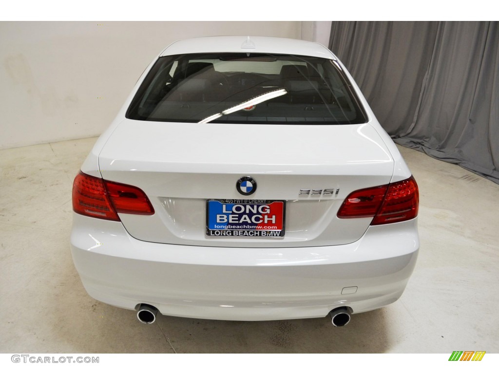 2011 3 Series 335i Coupe - Alpine White / Black photo #6