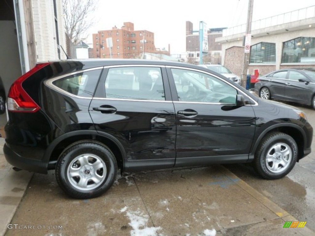 2014 CR-V LX AWD - Crystal Black Pearl / Black photo #6