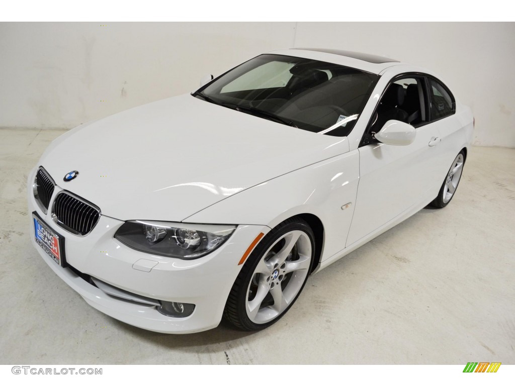 2011 3 Series 335i Coupe - Alpine White / Black photo #8