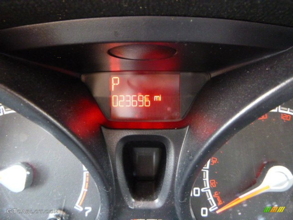 2011 Fiesta S Sedan - Blue Flame Metallic / Light Stone/Charcoal Black Cloth photo #15