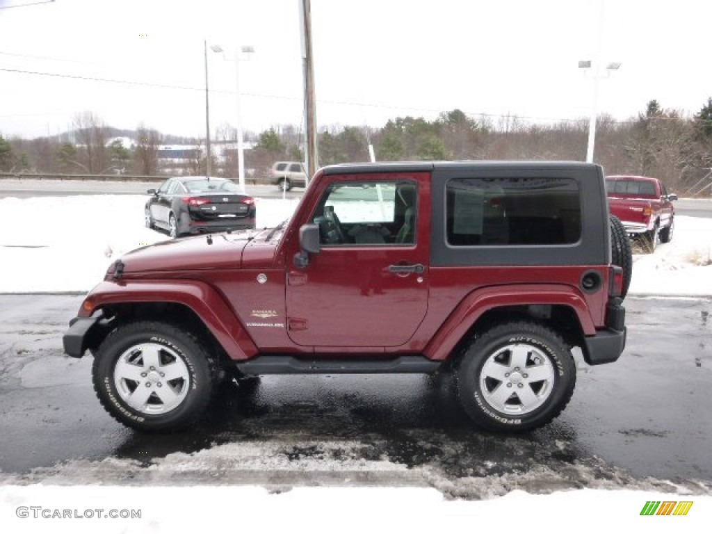 Red Rock Crystal Pearl 2007 Jeep Wrangler Sahara 4x4 Exterior Photo #88939940