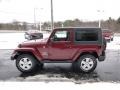 Red Rock Crystal Pearl 2007 Jeep Wrangler Sahara 4x4 Exterior