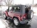 2007 Red Rock Crystal Pearl Jeep Wrangler Sahara 4x4  photo #6