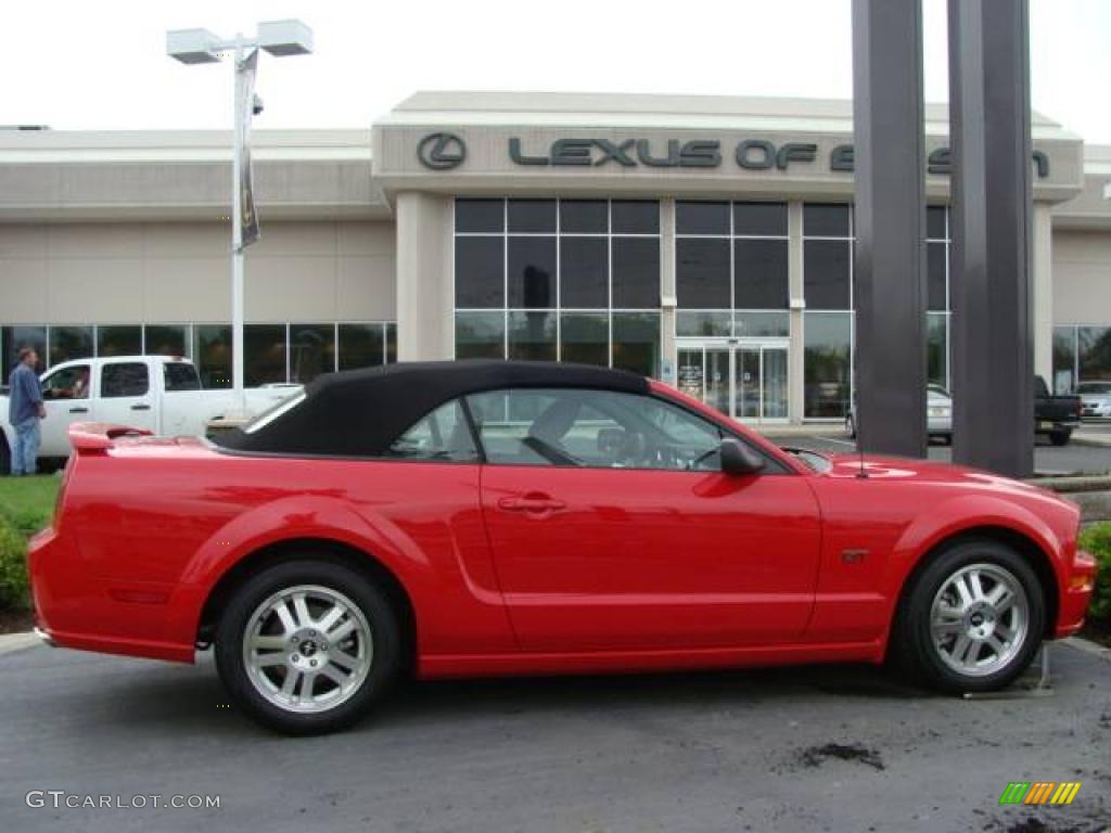 2008 Mustang GT Premium Convertible - Torch Red / Dark Charcoal photo #1