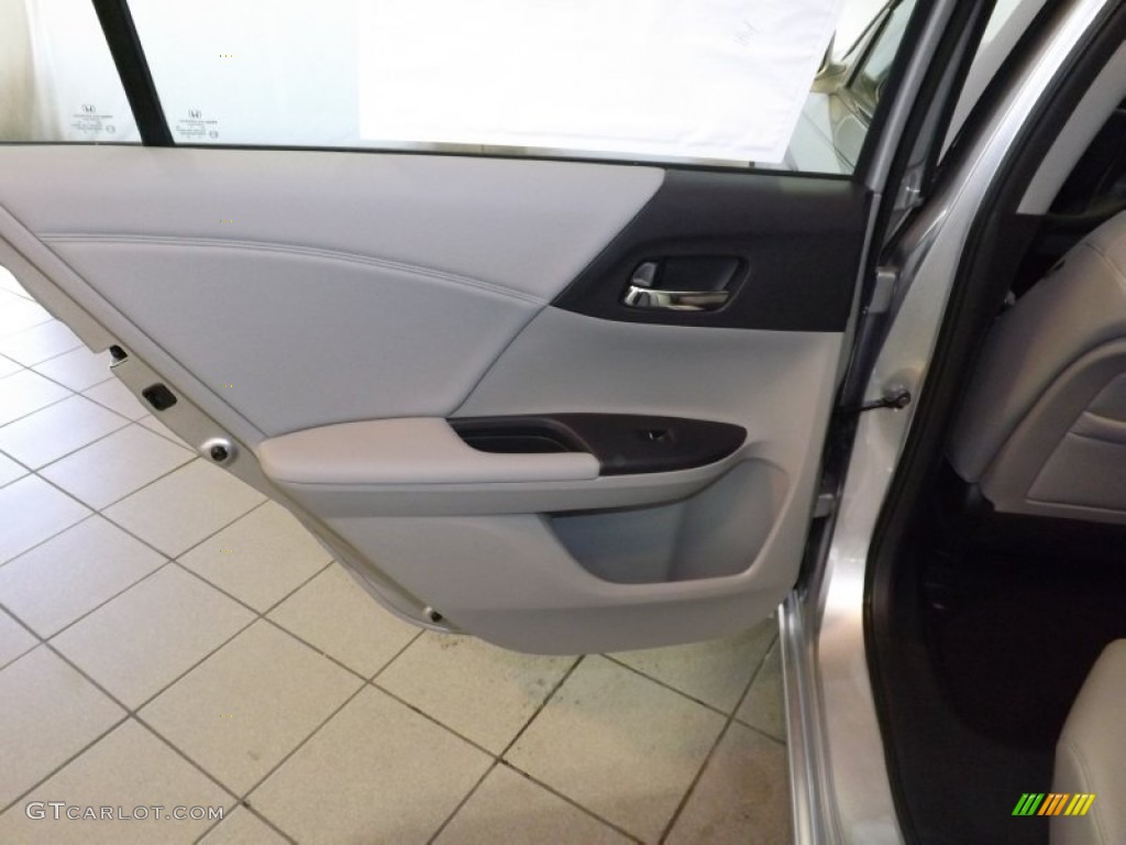 2014 Accord EX-L V6 Sedan - Alabaster Silver Metallic / Gray photo #32