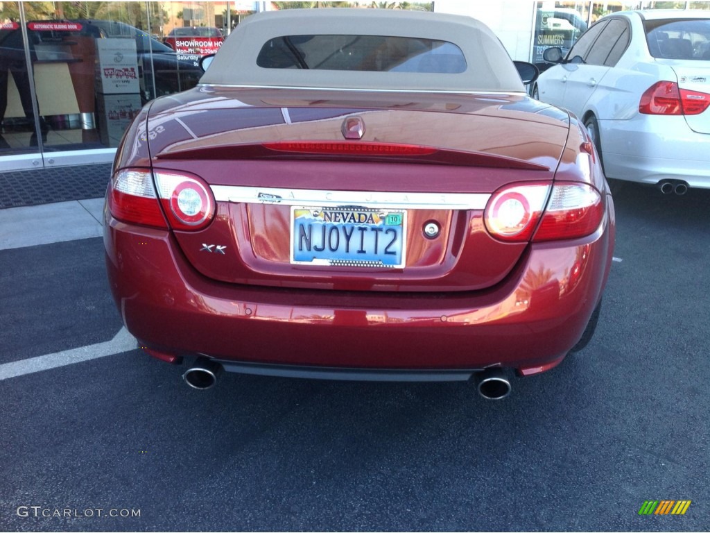 2007 XK XK8 Convertible - Radiance Red Metallic / Caramel photo #2