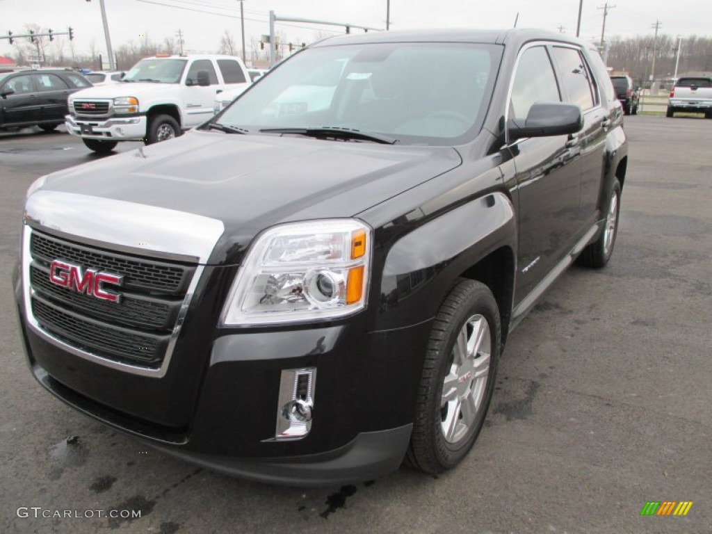 Carbon Black Metallic 2014 GMC Terrain SLE Exterior Photo #88947236