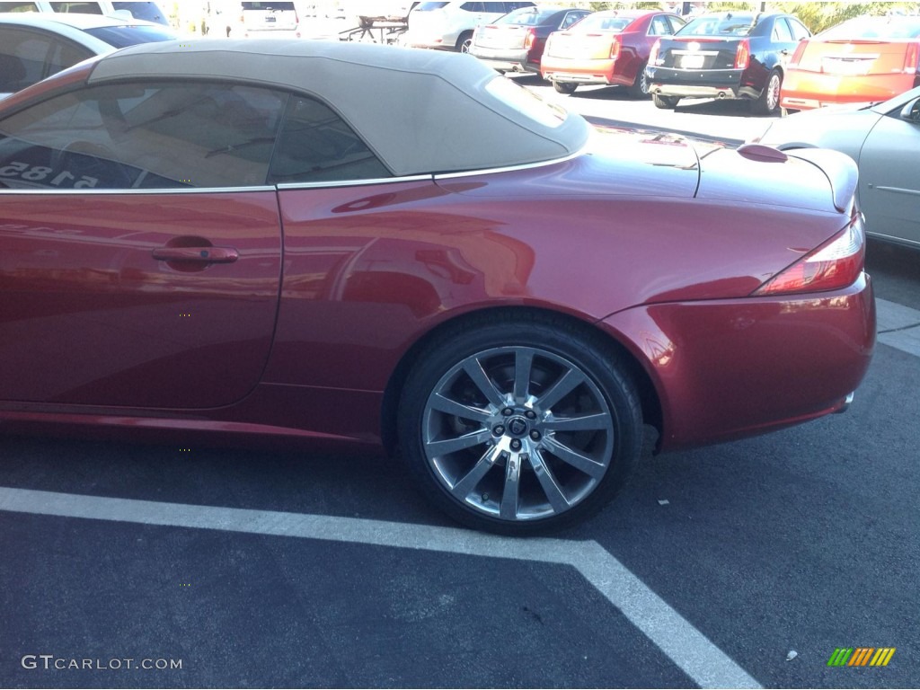 2007 XK XK8 Convertible - Radiance Red Metallic / Caramel photo #3